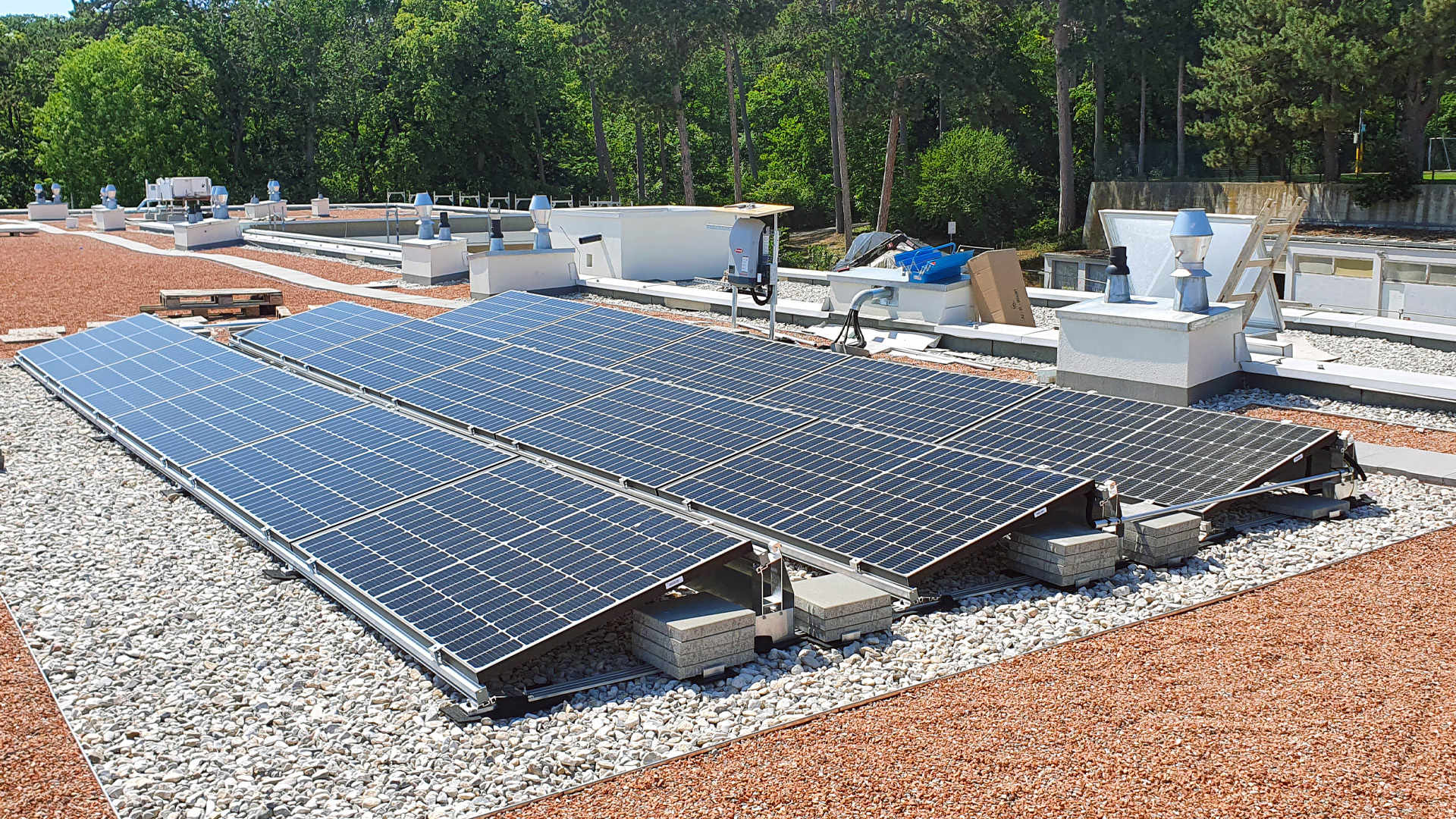 Photovoltaikanlage – Flachdach